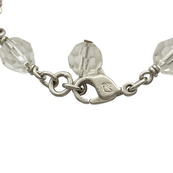 Auth SWAROVSKI - Silver Hardware Swarovski Crystal Bracelet - Picture 4 of 4